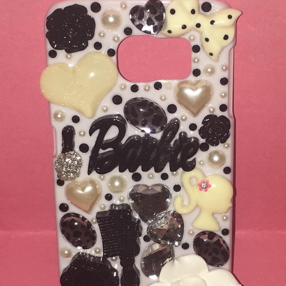Samsung Galaxy S6 Black & White Girly phone case